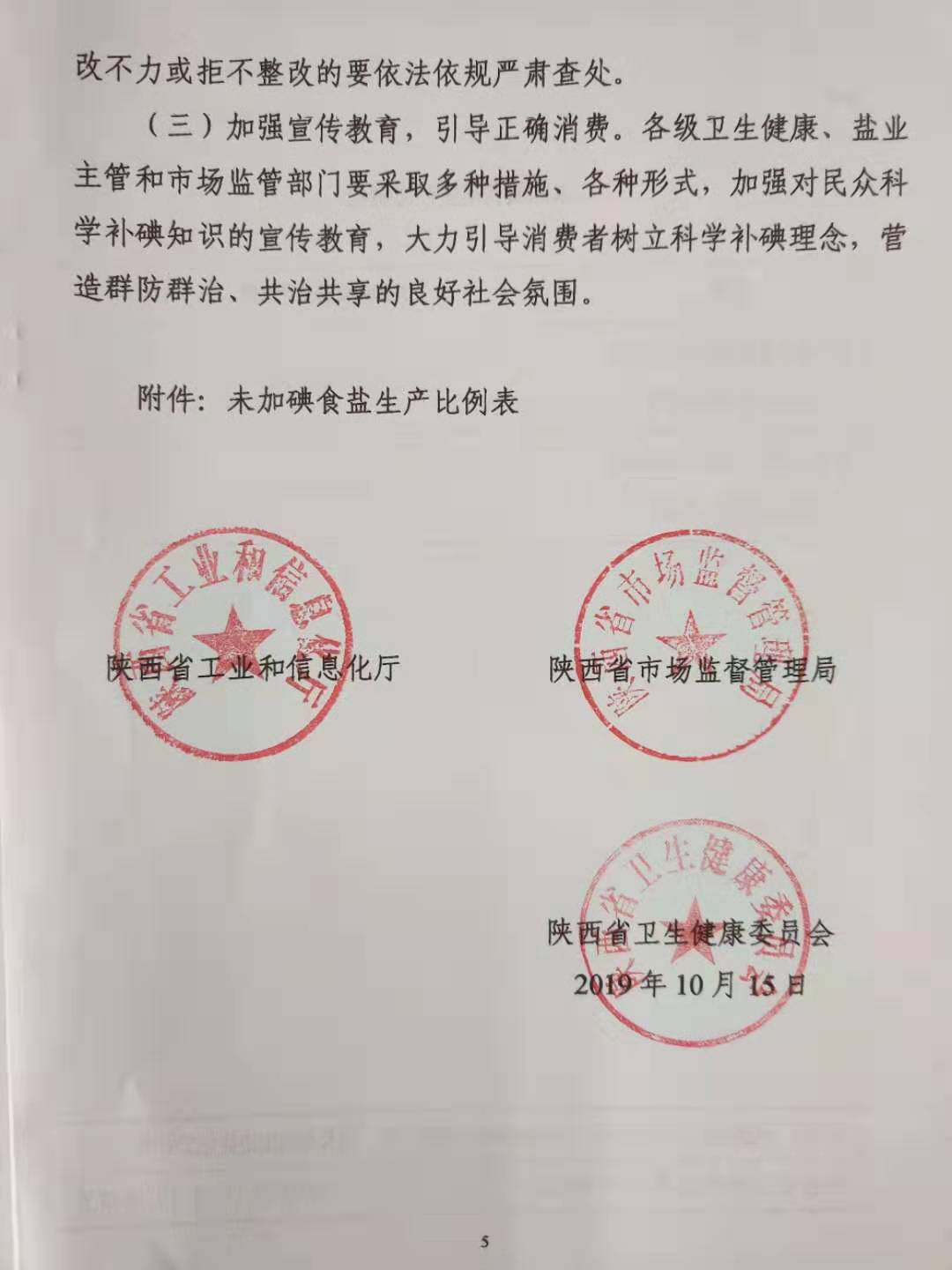 陜西省工業(yè)和信息化廳陜西省市場監(jiān)督管理局陜西省衛(wèi)生健康委員會(huì)關(guān)于規(guī)范和加強(qiáng)我省未加碘食鹽供應(yīng)及監(jiān)管工作的通知 (1)-201910291504_頁面_5.jpg
